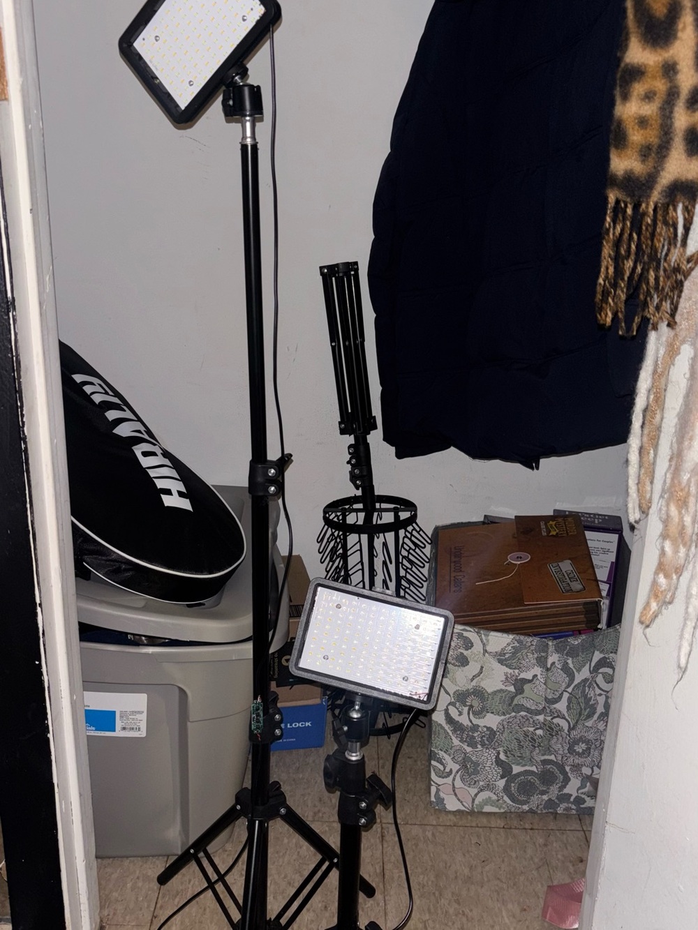LED Photography Light Panel on Tripod - White